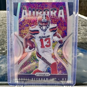 2019 Panini Prizm Football Odell Beckham Jr Jr. Aurora Case Hit SP SSP Rare