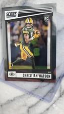 2022 Panini - Score Premium Rookies Silver Prizm #SP-367 Christian Watson (RC)