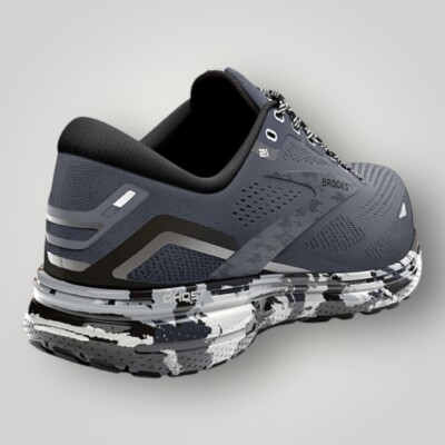 Brooks Ghost 15 Black Ebony Oyster Camo Women Running Shoes