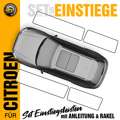 Einstiege für Citroen C3 AIRCROSS 3 Lackschutzfolie für Autotür Einstiegsleisten