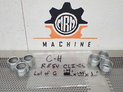 C-H RE54 CLI-CL 1.34'' X 1.55'' X 1'' Threaded Couplings New Old Stock (Lot of 6)