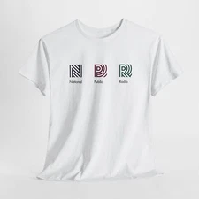 NPR Fan Unisex Tee, Public Broadcasting Shirt, Radio Lover Gift, Heavy Cotton