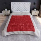 Luxury Crushed Dark Red Velvet Blanket Super Soft Durable Home Decor Christmas