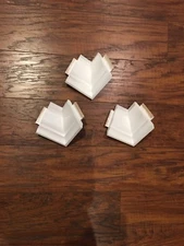 Crown Moulding inside Corner Blocks made from wood  3 pack (pine)