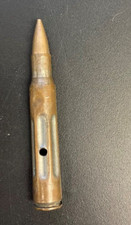 WW1 Brass Trench Art Bullet 3 1/4 long, part of a lighter?