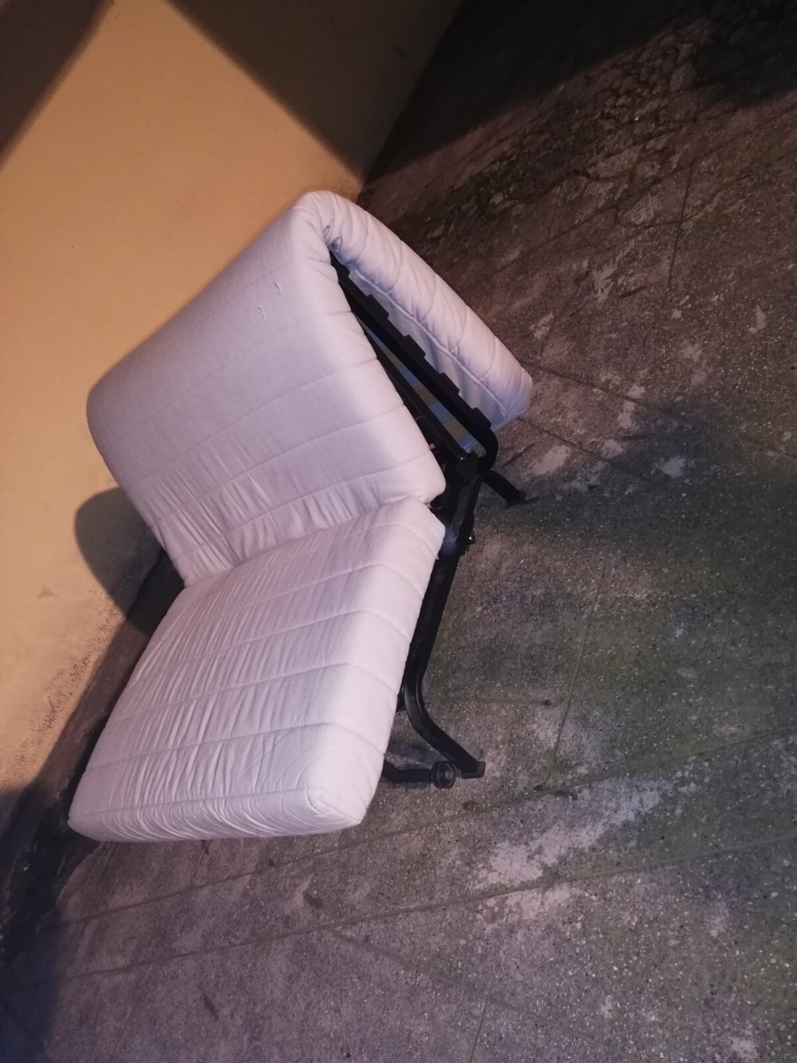 poltrona letto ikea singola 80x80x80cm materasso incluso h12cm - Main Image