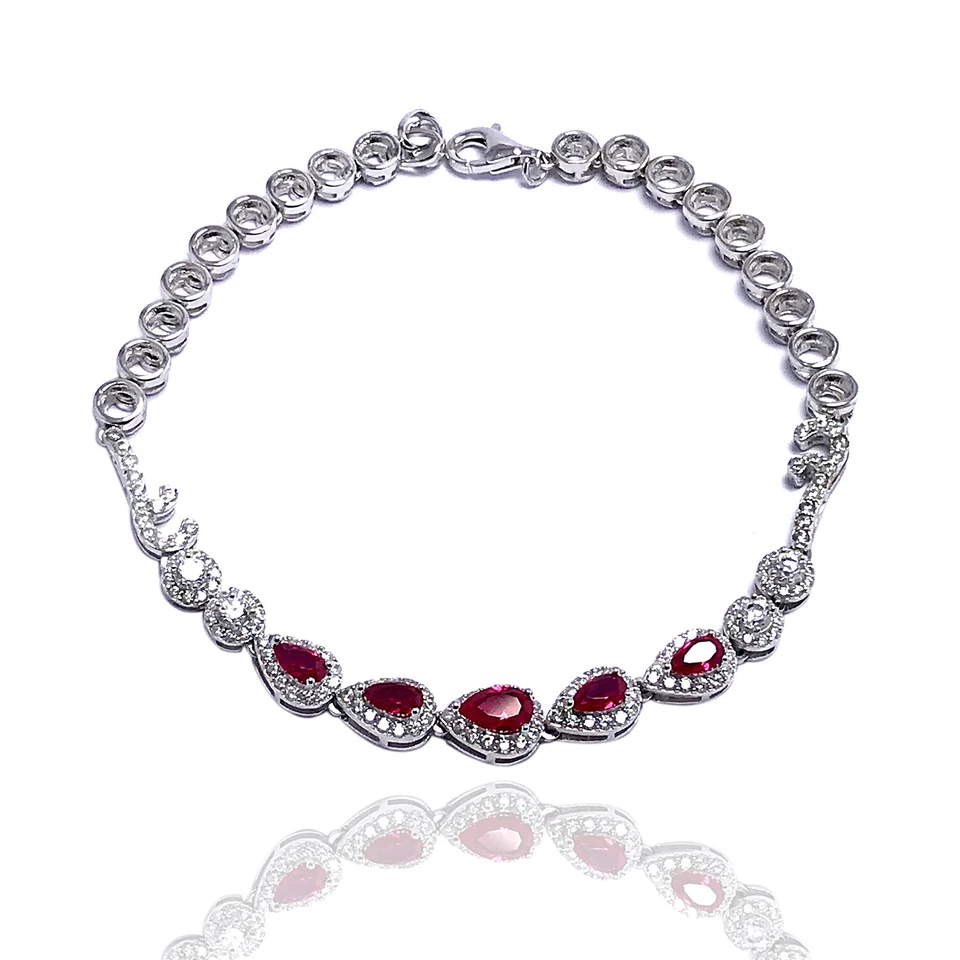 Authentic Handmade Bracelet Jewelry Made of Sterling Silver, Turkish Bracelet - Image 3 of 4