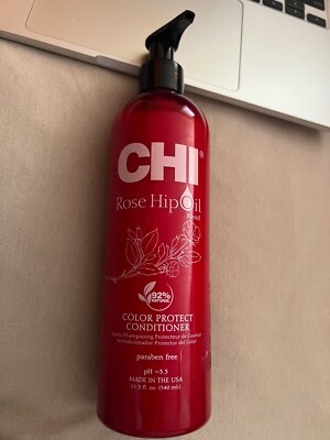 Rose Hip Oil Color Nurture Protecting Conditioner by Chi - 11.5 oz Free Shipping