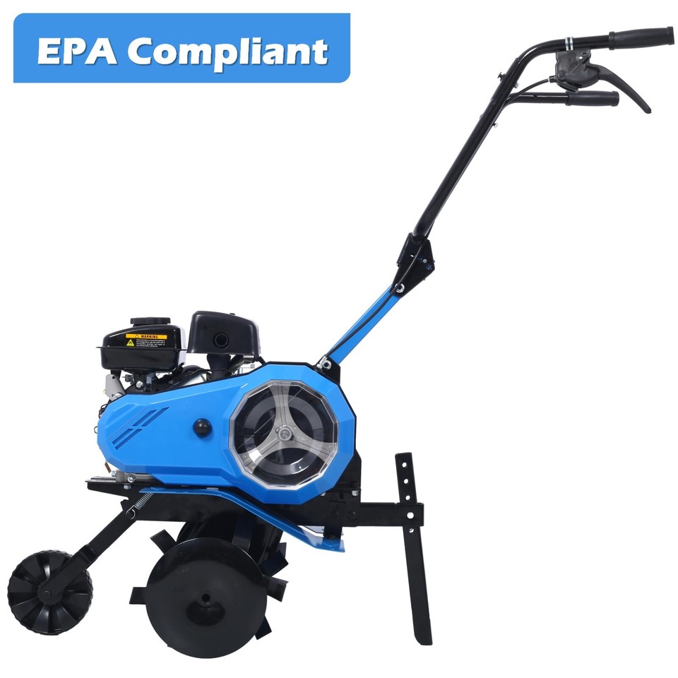 Gas-Powered 4-Cycle 2-in-1 Tiller and Cultivator,78.5cc with Handle 18IN TILL WIDTH,EPA complaint main image 1