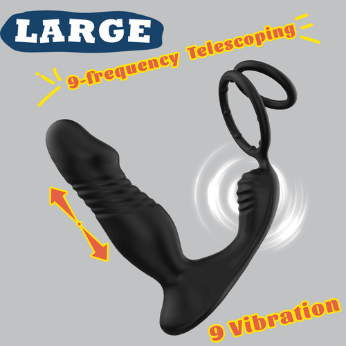 APP Prostata Massagegerät Vibrator Dildo Stoßfunktion Sexspielzeug für Männer DE - Bild 15 von 24