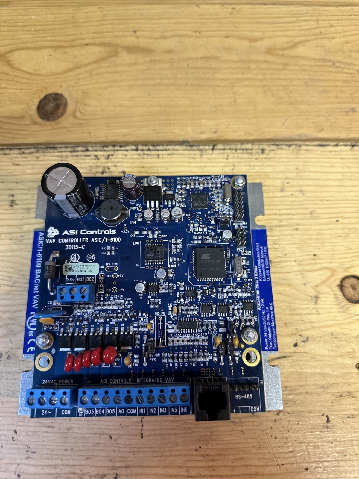 ASI Controls ASIC/1-6100 30115-C BACnet VAV controller (working When ...