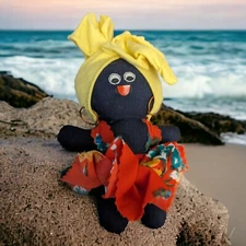 Handmade African Doll Mayi Vintage 6 Inches