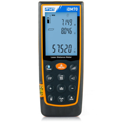 HT Instruments iDM70 Laser Distance Meter 70M Inclinometer Bluetooth