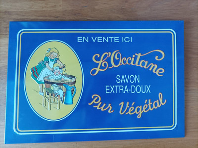 Blechschild, L`Occitane, Savon Extra - Doux,