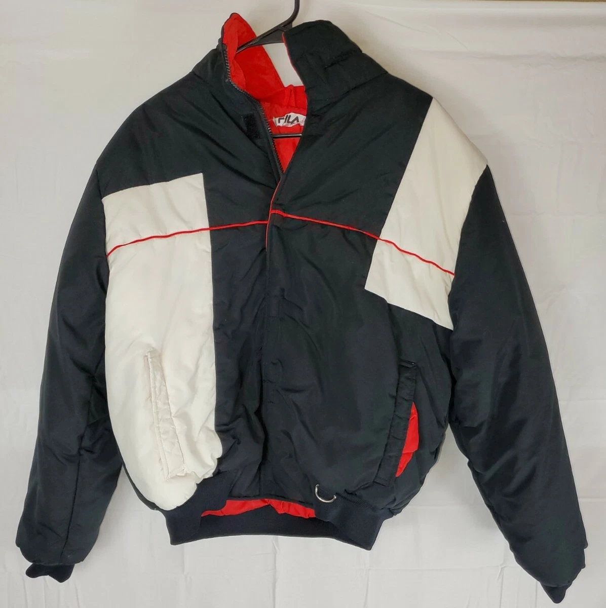 Vintage fila puffer clearance jacket