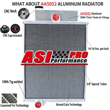 4Rows Radiator for John Deere 4000&4020 Gas & Diesel AR49454,AR46434,AR40832.