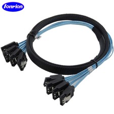 4 sata to 4 sata 4.0 Cable for Server Data Cable 0.5M/1M 4 sata 7P to 4 sata 7P