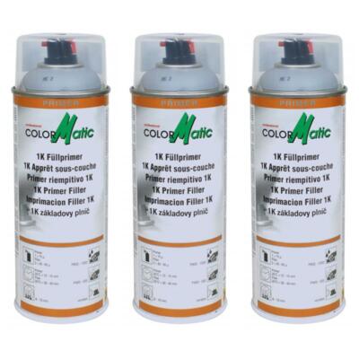 3 x Colormatic 1K Füllprimer Spray grau 400ml 856525