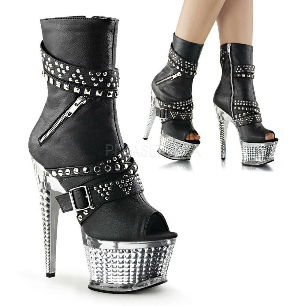 Pleaser ankle deals boots