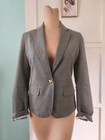 Princess VERA WANG Gray Herringbone Jacket Sz S — photo 1