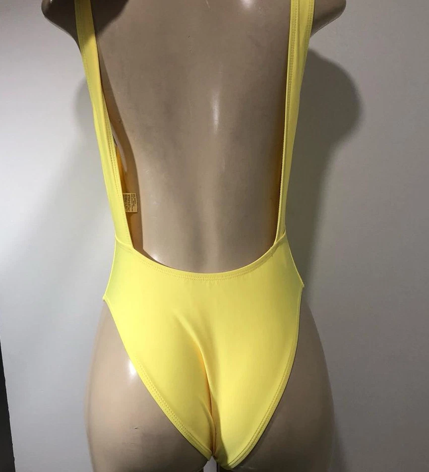$130 NUEVO CON ETIQUETAS L M Basta Surf Traje de baño amarillo de una pieza Traje de baño BS20557MS Foto 3 de 3