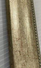 1 3/4" wide Silver w/veining Picture Frame Moulding Profile 552668 18 feet