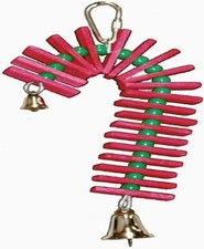Super Bird Creations SB188 Balsa Candy Cane Toy, Small Size, Varies