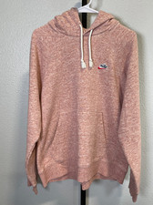 Nike Sportswear Heritage Womens Fleece Pullover Hoodie Coral Stardust Sail Sz L