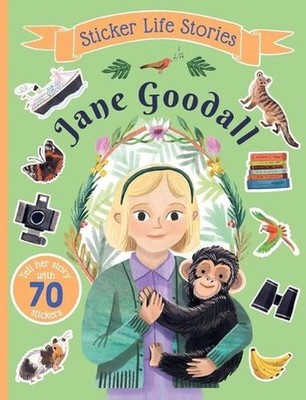 Sticker Life Stories Jane Goodall by Evie Daye (English) Paperback Book