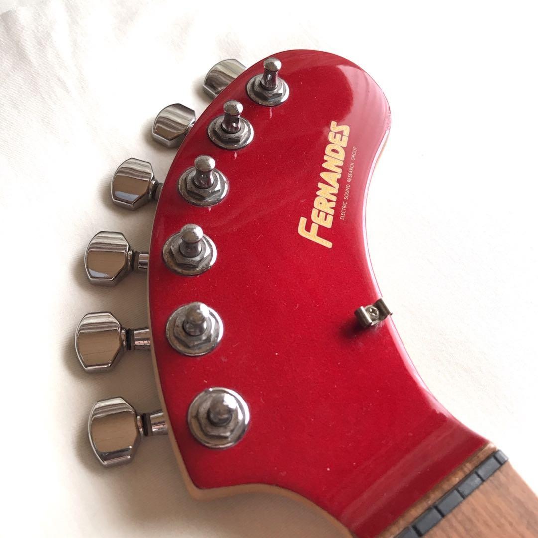 [ジャンク] FERNANDES ZO-3 RED Fernandes ZO-3 Electric Guitar Metal Red Neck Pegs Used, Fully