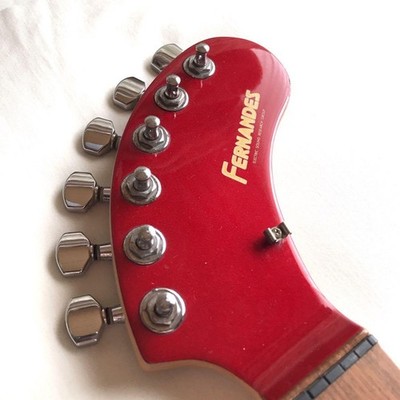 Fernandes ZO-3 Electric Guitar Metal Red Neck Pegs Used, Fully
