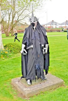 Mittelalter Nazgul Hexenkönig Ganzkörper Herr des Rings Rüstung Cosplay Halloween