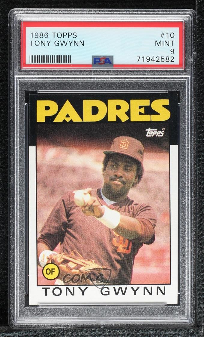1986 Topps Tony Gwynn #10 PSA 9 MINT HOF 15zx