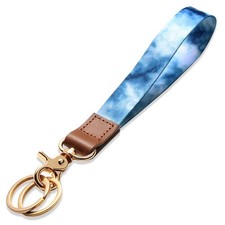 Hand Wrist Lanyard Key Chain Holder Wristlet Strap Short Keychain Lanyard