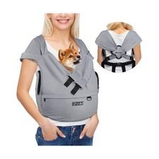 Petskd Dog Carrier Sling for Small Pet 7-15 LBS, Hands Free Front Facing Cat ...