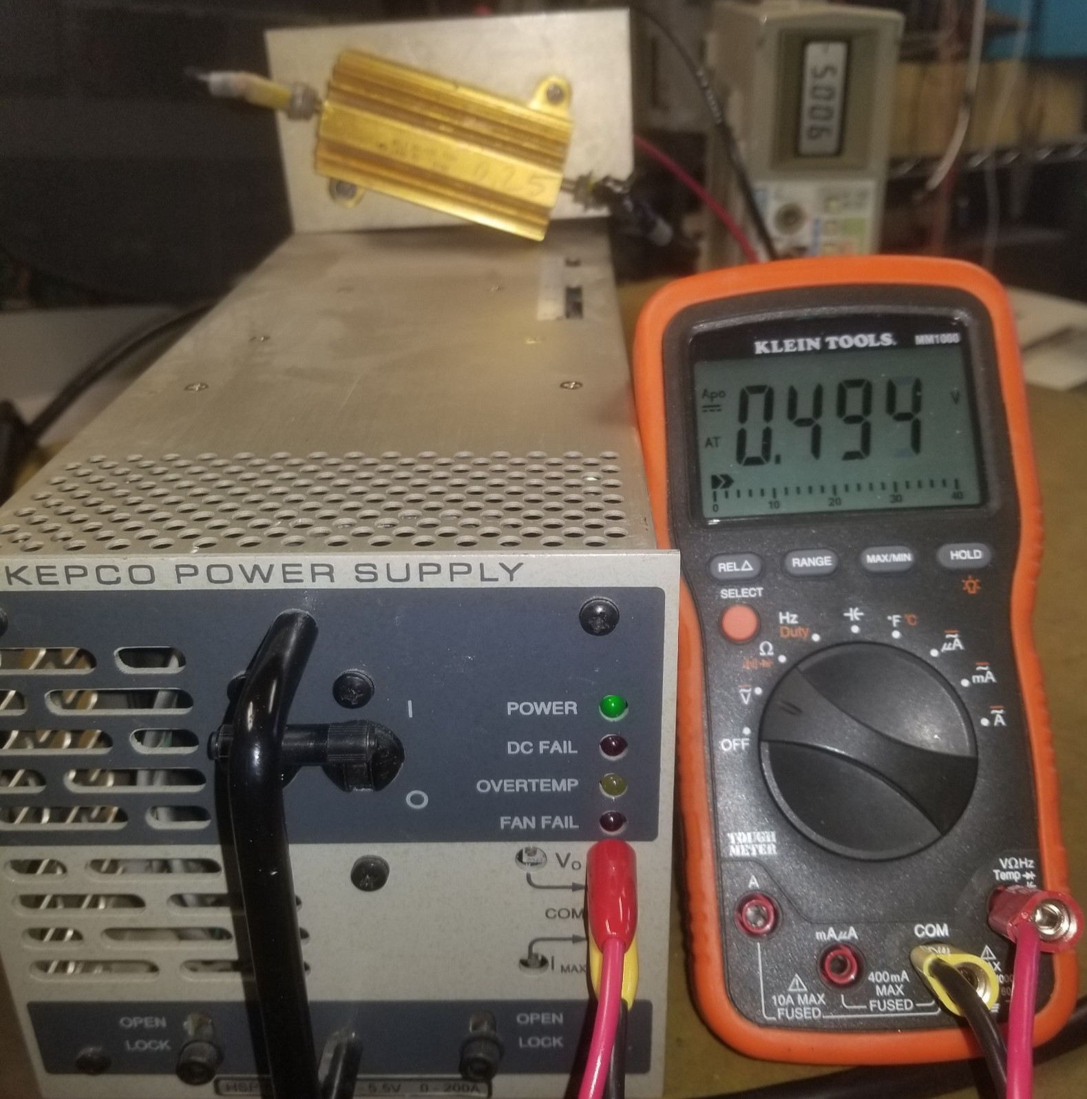 Kepco HSP 5-200R Adjustable Power Supply 1V to 5.5V 200A 1000W Constant Current