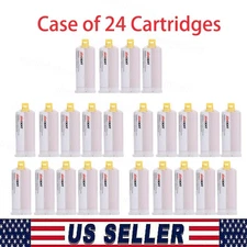 1-24PCS Dental Heavy Body Normal Set Dental Impression Material 50mL VPS PVS