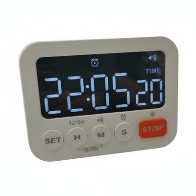 LED Countdown Timer einfache Bedienung großes Display Digital Timer für Fitnessstudio,