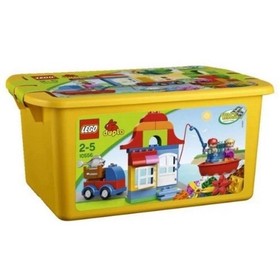 LEGO Duplo 10556 Creative Chest - Hard to Find Building Set w 2 Figures