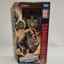 Hasbro Transformers Kingdom Rhinox Voyager Figure War for Cybertron New Sealed