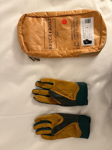 Gants De Baseball Bruce Bolt Max Clark – Jeune XL – Manchette Courte – Cuir – Neuf