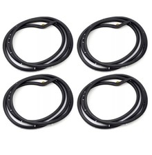 Weatherstrip Door Seal Rubber Front Rear For 1989-1993 Honda Accord 4-door Sedan