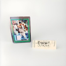 2026 Topps Baseball Series 1 Derek Jeter 1991 Relic Card Blue /99 Pintstripe