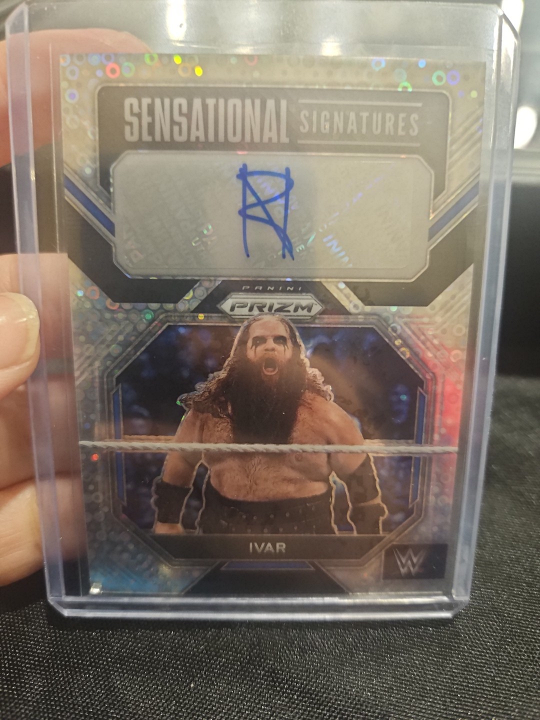Ivar #SN-IVR Wrestling Cards 2023 Panini Prizm WWE Sensational Signatures trading card — raw and PSA graded price guide