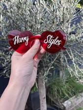 Harry styles concert hear glasses in multiple colour options Wembley 2026 in red