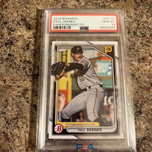 2024 Bowman - Prospects Paul Skenes #BP-125 (RC) PSA 10