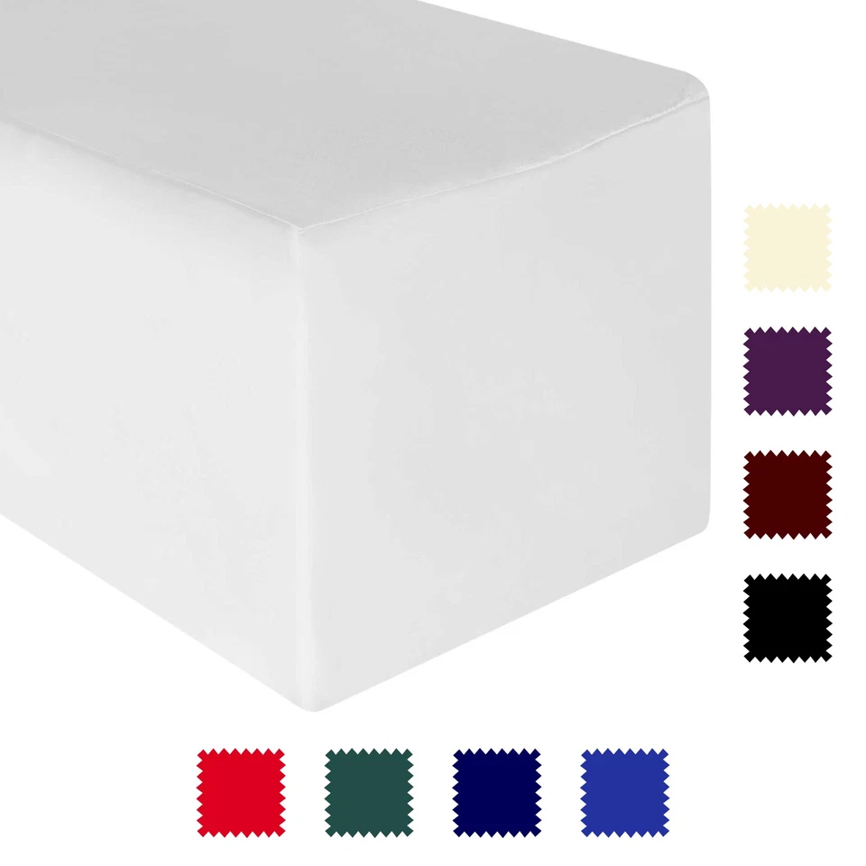 LANN'S LINENS Fitted Tablecloth Cover for Trade Show/Banquet Table