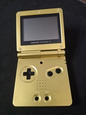 Nintendo Game Boy Advance SP Gold Zelda Console AGS-001 Genuine Tested Working