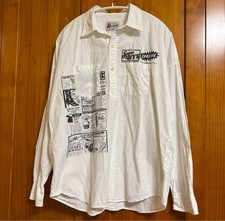 Hysteric Glamour Girl Print Shirt Embroidered Bear Used