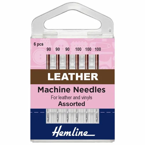 Hemline Leather Sewing Machine Needles - Mixed (6 Pieces) - 5 Packs